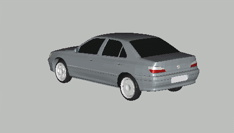 Peugeot 406 grise Christ95