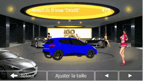 Renault clio IV bleue christ95