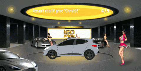 Renault clio IV grise christ95